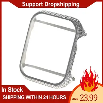 44mm Outdoor Sport Diamante Metal Frame Protective Case Screen Protector Plating Shell for Apple Watch4
44mm Outdoor Sport Diamante Metal Frame Protective Case Screen Protector Plating Shell for Apple Watch4
