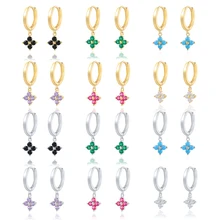 CANNER Black Color Zircon Star Clover Lock Earrings For Women 2021 Trend 925 Sterling Silver Earrings Hoops Pendientes Jewelry
CANNER Black Color Zircon Star Clover Lock Earrings For Women 2021 Trend 925 Sterling Silver Earrings Hoops Pendientes Jewelry