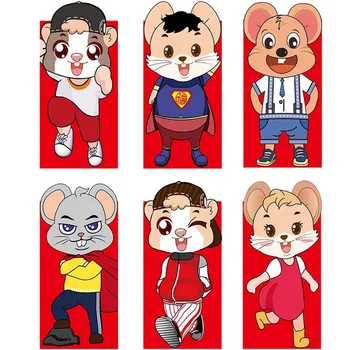2020 6pcs/Set Rat Year Red Envelope To Fill In Money Chinese Tradition Luckbag New Year Good Fortune Gift Packets Christmas Bag 
2020 6pcs/Set Rat Year Red Envelope To Fill In Money Chinese Tradition Luckbag New Year Good Fortune Gift Packets Christmas Bag
