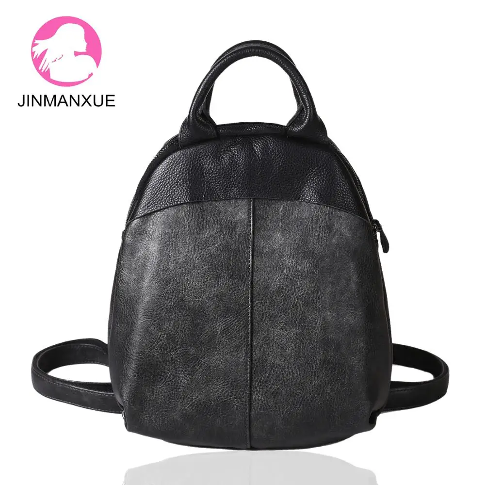 Vintage Leather Backpack for Women Large Capacity School Bag for Girls Leisure Shoulder Travel Bags for Female Rucksack
Vintage Leather Backpack for Women Large Capacity School Bag for Girls Leisure Shoulder Travel Bags for Female Rucksack