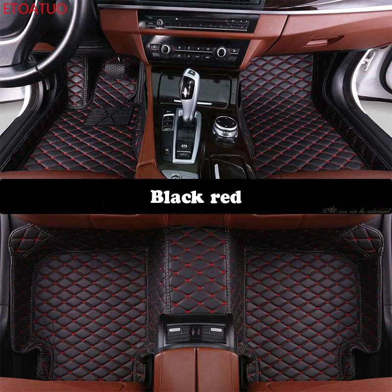 custom car floor mats for mercedes w204 all models w205 cla amg w212 w245 glk gla gle gl x164 vito leather accessories | Автомобили и