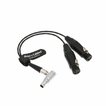 Alvin's Cables XLR Breakout Audio Input Cable for Atomos Shogun Monitor Recorder Right Angle 10 Pin to Dual XLR 3 Pin Female
Alvin's Cables XLR Breakout Audio Input Cable for Atomos Shogun Monitor Recorder Right Angle 10 Pin to Dual XLR 3 Pin Female