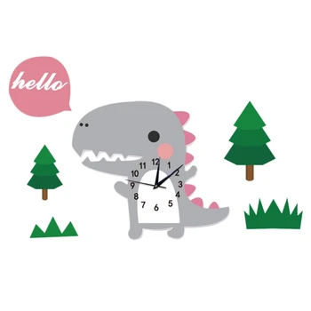 Cute 3D Animal Wall Clock Dinosaur Design Wall Clock for Kids Room Bedroom Home Wall Decor.
Cute 3D Animal Wall Clock Dinosaur Design Wall Clock for Kids Room Bedroom Home Wall Decor.