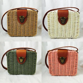 Hand-woven Candy Color Women Straw Bag Ladies Small Shoulder Bags Bohemia Beach Bag Crossbody Bags Travel Handbag Tote
Hand-woven Candy Color Women Straw Bag Ladies Small Shoulder Bags Bohemia Beach Bag Crossbody Bags Travel Handbag Tote