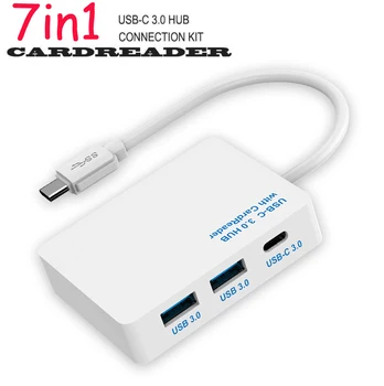 

Type C SD SDHC SDXC MMC MS Pro MS Duo TF Card Reader 2 Port USB 3.0 Hub for MacBook ASUS DELL Google Chromebook Pixel Computer
