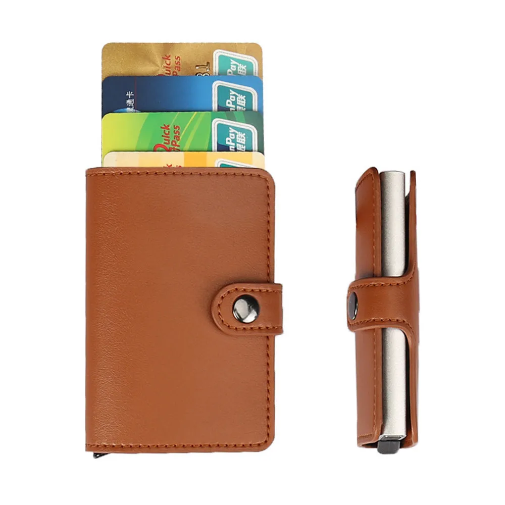 Credit Card Holder Case RFID Automatic Wallet Aluminum Alloy Anti-Degaussing Anti-Theft RFID Bank Credit Card Stainless Purse
Credit Card Holder Case RFID Automatic Wallet Aluminum Alloy Anti-Degaussing Anti-Theft RFID Bank Credit Card Stainless Purse