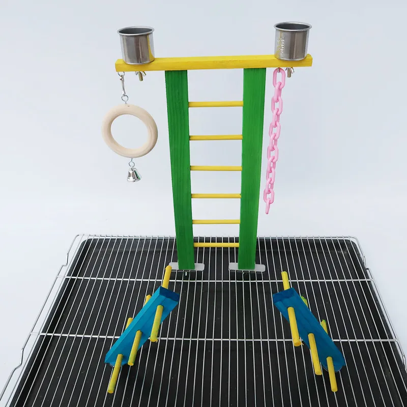Ladder Bird Toys Wooden Ladders with feeders Perch Climbing Stairs Hamsters Bird Cage ladder for small Parrot Pet Toys Supplies
Ladder Bird Toys Wooden Ladders with feeders Perch Climbing Stairs Hamsters Bird Cage ladder for small Parrot Pet Toys Supplies