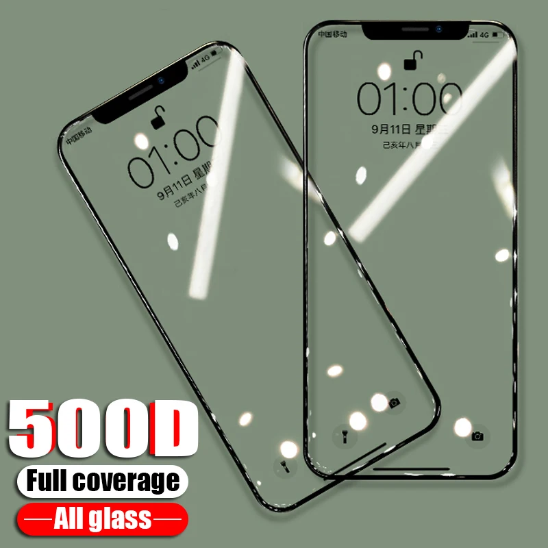 500D Protective Glass On The For iPhone 11 Pro X XS Max XR Screen Protector Film For iPhone 7 6 8 Plus 6s X XS Tempered Glass
500D Protective Glass On The For iPhone 11 Pro X XS Max XR Screen Protector Film For iPhone 7 6 8 Plus 6s X XS Tempered Glass