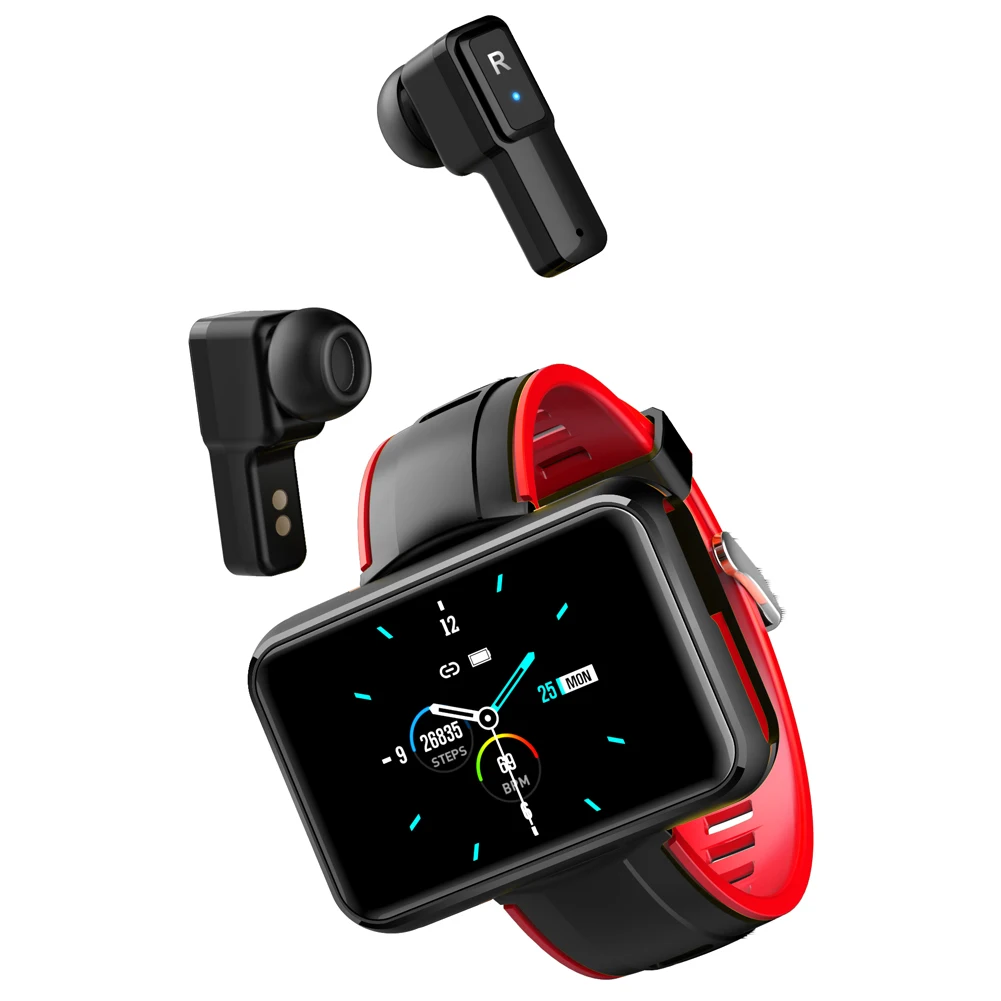 Fitness Bracelet Wireless Bluetooth Earphone 2 In 1 Bluetooth 5.0 Chip IP67 Waterproof Sport Smart Watch
Fitness Bracelet Wireless Bluetooth Earphone 2 In 1 Bluetooth 5.0 Chip IP67 Waterproof Sport Smart Watch