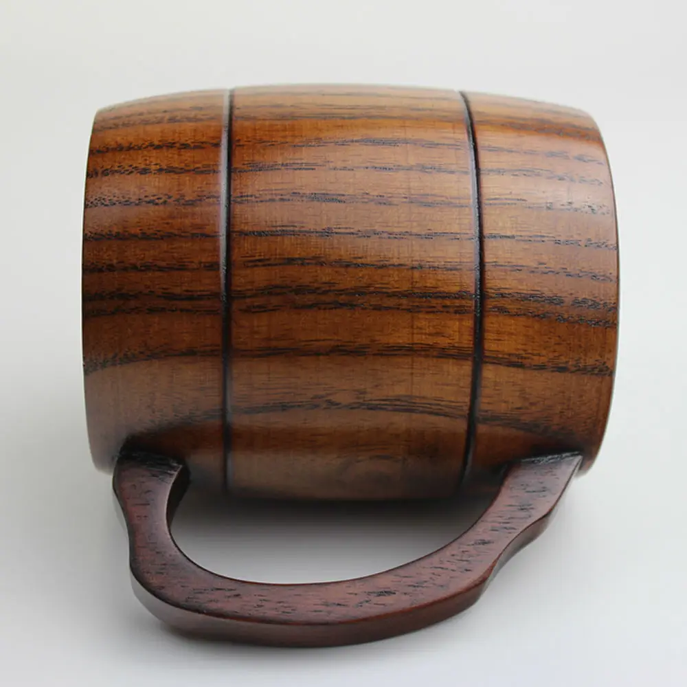 Wooden Tankard Beer Stein Mug Souvenir Handmade Cup Barrel Drinkware 400mL Natural Oak Wood Cups Wooden Tankard Beer Stein Mug Souvenir Handmade Cup Barrel Drinkware 400mL Natural Oak Wood Cups