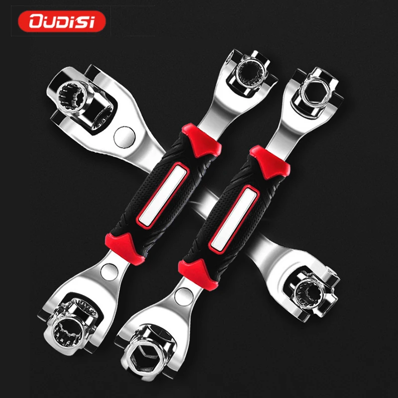 Torque Wrench Multi-Function Tool Key Set Universal Socket Wrench 360 Degree Rotatin Spline Bolt Plum Blossom Car Repair Manual
Torque Wrench Multi-Function Tool Key Set Universal Socket Wrench 360 Degree Rotatin Spline Bolt Plum Blossom Car Repair Manual