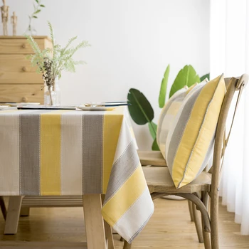 Stylish Square Rectangular Tablecloth/Table Cover for Kitchen Dinning Tabletop Decoration Striped Rectangle/Oblong
Stylish Square Rectangular Tablecloth/Table Cover for Kitchen Dinning Tabletop Decoration Striped Rectangle/Oblong