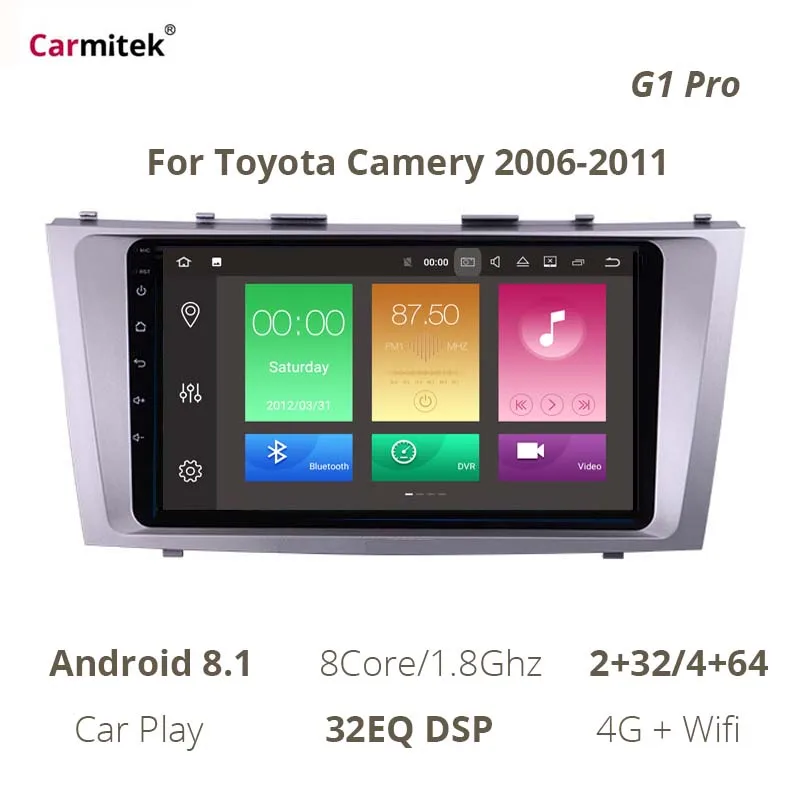 Система gps навигации 2din 9 дюймов Android Camry DVD сенсорный экран для Toyota vx 40 50 2006 2007 2008 2009