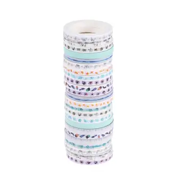 24pcs Washi Masking Tapes Colorful Sticky Decorative Small Fresh DIY Stickers Paper Tapes for Scrapbook Gift Wrapping Diary
24pcs Washi Masking Tapes Colorful Sticky Decorative Small Fresh DIY Stickers Paper Tapes for Scrapbook Gift Wrapping Diary