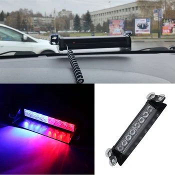 Universal 8 led Car Strobe Flash Emergency Warning Light Led Fog lamp Day Running Interior lamp 12V Police strobe Flasher Light
Universal 8 led Car Strobe Flash Emergency Warning Light Led Fog lamp Day Running Interior lamp 12V Police strobe Flasher Light