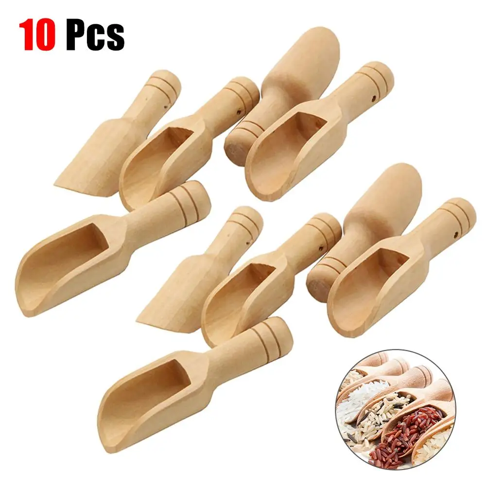 10pcs Wooden Round Handle Scoop Teaspoon Small Salt Shovel Milk Powder Scoops Wood Condiment Spoons Coffee Tea Mini Sugar Spoon
10pcs Wooden Round Handle Scoop Teaspoon Small Salt Shovel Milk Powder Scoops Wood Condiment Spoons Coffee Tea Mini Sugar Spoon