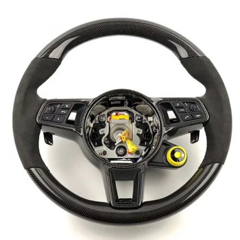 Cuatomized Real Carbon Fiber Sports Steering Wheel Alcantara Leather compatible for Porsche Panamera Turbo S 2017-2021
Cuatomized Real Carbon Fiber Sports Steering Wheel Alcantara Leather compatible for Porsche Panamera Turbo S 2017-2021