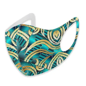 Modern Floral Baroque print The stylish windproof and dustproof mask can clean the dustproof external shielding cloth.
Modern Floral Baroque print The stylish windproof and dustproof mask can clean the dustproof external shielding cloth.