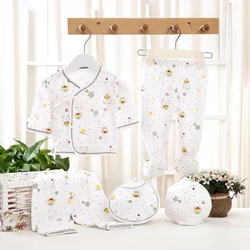 5Pcs Soft Infant Suit Comfortable Newborn Clothing Cartoon Print Pure Cotton Underwear Baby Boys Girls Suit 3 Months Baby Set
5Pcs Soft Infant Suit Comfortable Newborn Clothing Cartoon Print Pure Cotton Underwear Baby Boys Girls Suit 3 Months Baby Set