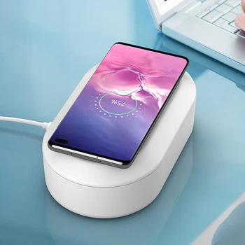 UVC Ultraviolet Disinfection Lamps Ozone Filling Mask Mobile Phone Disinfection Box 15W Automatic Sterilization Wireless Charger
UVC Ultraviolet Disinfection Lamps Ozone Filling Mask Mobile Phone Disinfection Box 15W Automatic Sterilization Wireless Charger