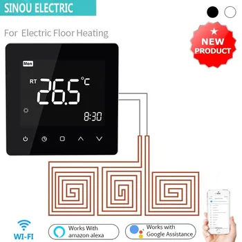 Electric Floor Heater Water Temperature Remote Control For Google Home, Alexa/Tuya WiFi Smart Thermostat
Electric Floor Heater Water Temperature Remote Control For Google Home, Alexa/Tuya WiFi Smart Thermostat