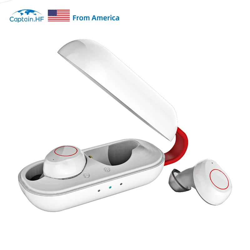 US Captain.HF Wireless Earbuds Vioce Control TWS headset Bluetooth Mic Stereo-Bass Headset with Bulit -in Mic
US Captain.HF Wireless Earbuds Vioce Control TWS headset Bluetooth Mic Stereo-Bass Headset with Bulit -in Mic