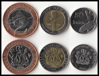 Nigeria 3 Set coins Africa Original coin Collectible edition real Rare Commemorative Random year
Nigeria 3 Set coins Africa Original coin Collectible edition real Rare Commemorative Random year