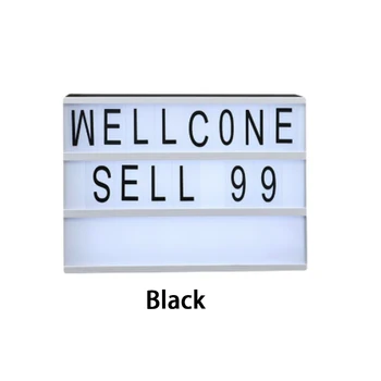 96 Combination Small Night Light Box A6 Battery Type DIY Combination English Alphabet Cinema Lighting Light Box Frame Lamp
96 Combination Small Night Light Box A6 Battery Type DIY Combination English Alphabet Cinema Lighting Light Box Frame Lamp