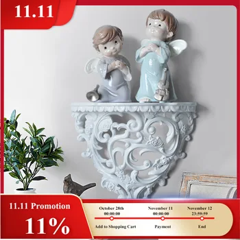 European Style Wall Creative Decoration Shelves Living Room Ornament Flowers Wall Shelf Rack Background Wall Hanging Crafts
European Style Wall Creative Decoration Shelves Living Room Ornament Flowers Wall Shelf Rack Background Wall Hanging Crafts