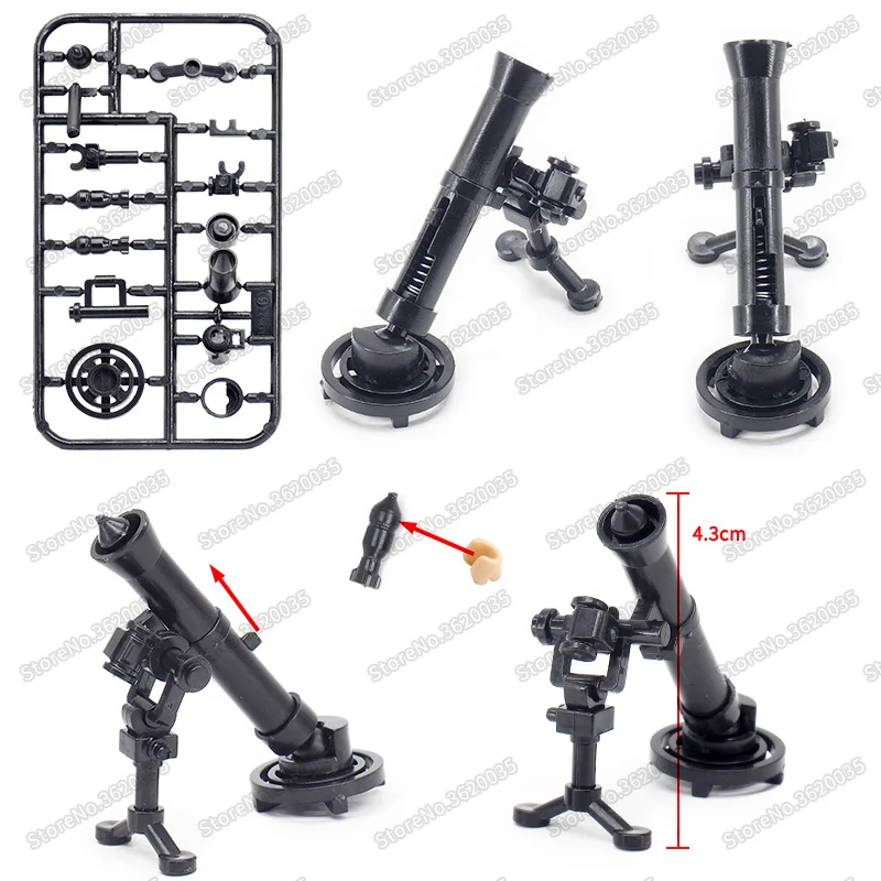 Legoinglys Weapons Military M252 Formula Heavy Machine Gun Building Block Figures Army Assemble WW2 Moc Child Christmas Gift Toy
Legoinglys Weapons Military M252 Formula Heavy Machine Gun Building Block Figures Army Assemble WW2 Moc Child Christmas Gift Toy