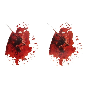 2Pcs/Set Zombie Scars Tattoos Sticker Bloody Makeup Halloween Decor Horror Wound Scary Blood Injury Halloween Masquerade Party 0
2Pcs/Set Zombie Scars Tattoos Sticker Bloody Makeup Halloween Decor Horror Wound Scary Blood Injury Halloween Masquerade Party 0
