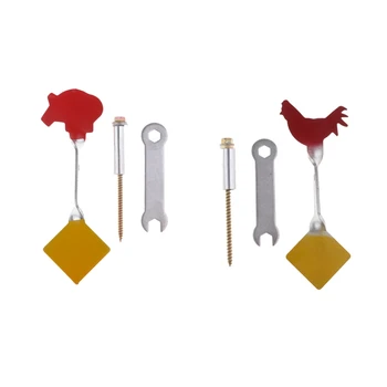 2x Spinner Target Firing Target Hunting Target Screwed-Type Steel Plinking Target(Boar&Cock)
2x Spinner Target Firing Target Hunting Target Screwed-Type Steel Plinking Target(Boar&Cock)