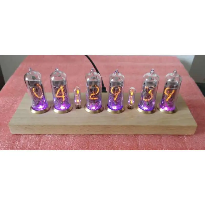 

IN14 Glow Tube Colorful Display, Digital Electronic Clock, Exquisite Kit,IN14 new tube