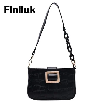 Finiluk Women Chain Shoulder Bag Small Flap Bags Female Leather Crossbody Bag Ladies Korean Leather Handbags Square Bag BIZ243
Finiluk Women Chain Shoulder Bag Small Flap Bags Female Leather Crossbody Bag Ladies Korean Leather Handbags Square Bag BIZ243