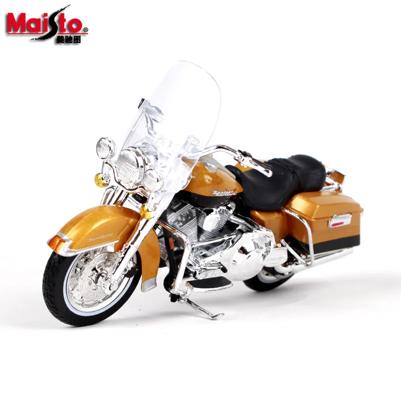 Оригинальная Авторизованная модель мотоцикла Maisto 1:18 1999 Highway Road King Harley из сплава