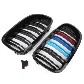 Car Front Grille Kidney Dual Line Twin Fins Grill For BMW F10 5 Series F11 F18 2010 2011 2012 2013 2014 2015 2016 Gloss Black
Car Front Grille Kidney Dual Line Twin Fins Grill For BMW F10 5 Series F11 F18 2010 2011 2012 2013 2014 2015 2016 Gloss Black