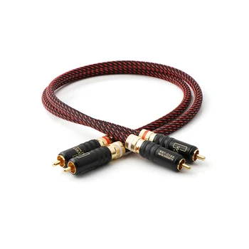 Pair Hi-end Audio Cable, HIFI RCA Audio Cables, WBT-0144 Plug Audio Signal Cable
Pair Hi-end Audio Cable, HIFI RCA Audio Cables, WBT-0144 Plug Audio Signal Cable