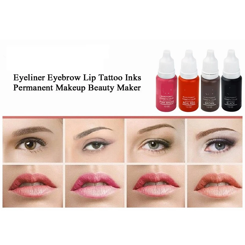 6 Pcs Permanent Microblading Makeup Pigment Set Tattoo Ink 15ml Kit for Tattoo Eyebrow Lip Make Up Mixed Colors
6 Pcs Permanent Microblading Makeup Pigment Set Tattoo Ink 15ml Kit for Tattoo Eyebrow Lip Make Up Mixed Colors