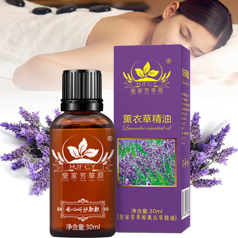 

New Product Lavender Pure Essential Oil Body Skin Care 100% Pure Natural Plant Flowers Body Massage Spa Essential Oil 30ml