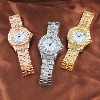 Metal Bracelet Quartz Watch Luxury Crystal Diamond Gold Wristwatch Simplicity Retro Design Temperament Clock Relogio Feminino
Metal Bracelet Quartz Watch Luxury Crystal Diamond Gold Wristwatch Simplicity Retro Design Temperament Clock Relogio Feminino