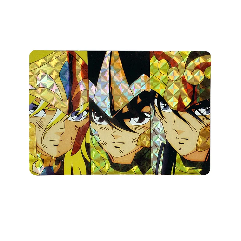 1PCS Saint Seiya Anime Figures Bronzing Flash Cards Gold Saint Marina Collectible Cards Toys Christmas Gifts for Children
1PCS Saint Seiya Anime Figures Bronzing Flash Cards Gold Saint Marina Collectible Cards Toys Christmas Gifts for Children