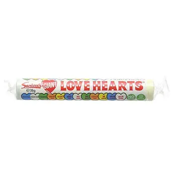 Swizzels Matlow Giant Love Hearts 39 g (Pack of 24)
Swizzels Matlow Giant Love Hearts 39 g (Pack of 24)