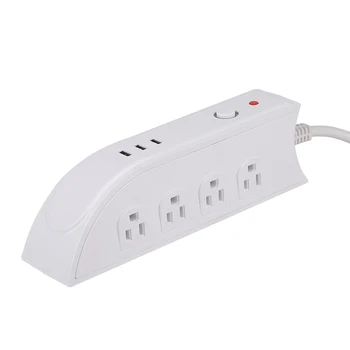 Smart Home Electronic Power Strip Socket Fast Charging 3 USB + 4 Sockets Standard Plug Interface Extension US
Smart Home Electronic Power Strip Socket Fast Charging 3 USB + 4 Sockets Standard Plug Interface Extension US