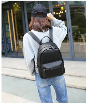 Backpack Casual Student Schoolbag Korean Fashion Pu Leather Large Capacity Computer Bag Travel Business Backpack
Backpack Casual Student Schoolbag Korean Fashion Pu Leather Large Capacity Computer Bag Travel Business Backpack