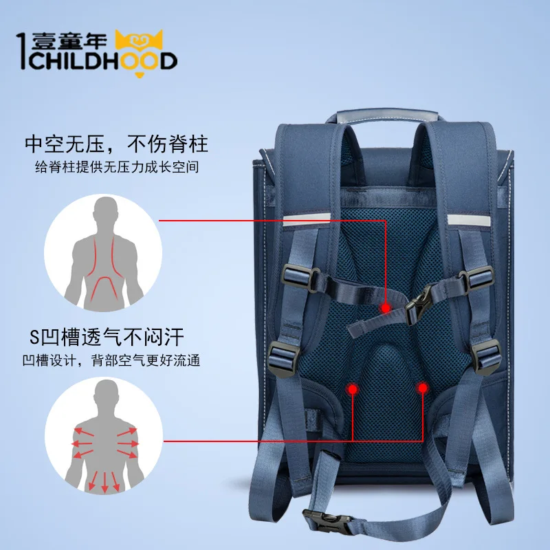 Schoolbag for Elementary School Students ODM Boy 1-6 Grade Burden Relieving Backpack Spine-School Bag
Schoolbag for Elementary School Students ODM Boy 1-6 Grade Burden Relieving Backpack Spine-School Bag
