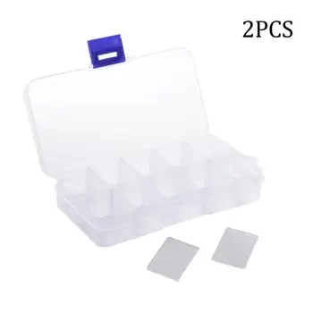 2PCS Detachable Plastic Boxes Clear Plastic Screw Box 10 Grid Storage Container Jewelry Box Multi Purpose Storage Box Organizer
2PCS Detachable Plastic Boxes Clear Plastic Screw Box 10 Grid Storage Container Jewelry Box Multi Purpose Storage Box Organizer