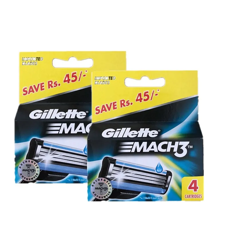 Original Gillette Mach 3 Blades Razor Men 3 Layer Shaving Razor Blade Remover Replacement Blade 8pcs/Box
Original Gillette Mach 3 Blades Razor Men 3 Layer Shaving Razor Blade Remover Replacement Blade 8pcs/Box