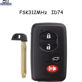 Smart Remote Key 3+1 button FSK312MHz-5290-ID74-WD03 WD04 for Lexus for Toyota Crown 2010-2013 with Uncut TOY48
Smart Remote Key 3+1 button FSK312MHz-5290-ID74-WD03 WD04 for Lexus for Toyota Crown 2010-2013 with Uncut TOY48