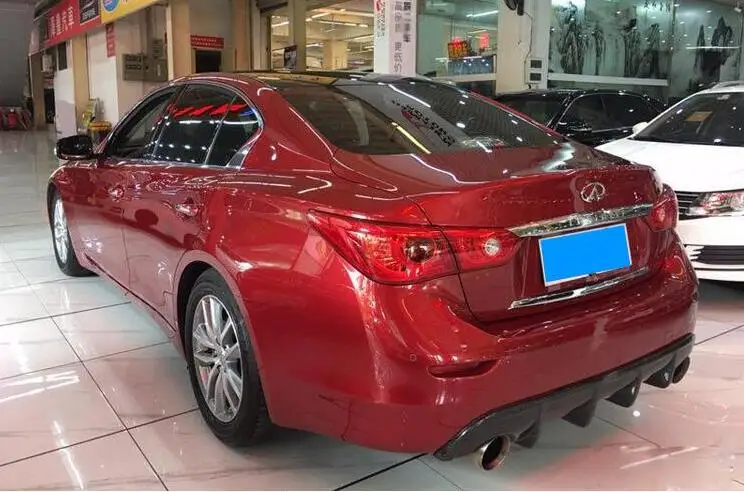 Carbon Fiber /ABS Car Rear Trunk Lip Bumper Diffuser Protector Cover Fits For infiniti Q50 Q50L 2014 2015 2016 2017
Carbon Fiber /ABS Car Rear Trunk Lip Bumper Diffuser Protector Cover Fits For infiniti Q50 Q50L 2014 2015 2016 2017