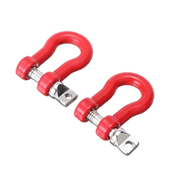 2pcs RC Car Metal Trailer Shackle Rescue Tow Hook For 1:10 Scale RC Crawler Hooks Hitch Tow Shackles
2pcs RC Car Metal Trailer Shackle Rescue Tow Hook For 1:10 Scale RC Crawler Hooks Hitch Tow Shackles